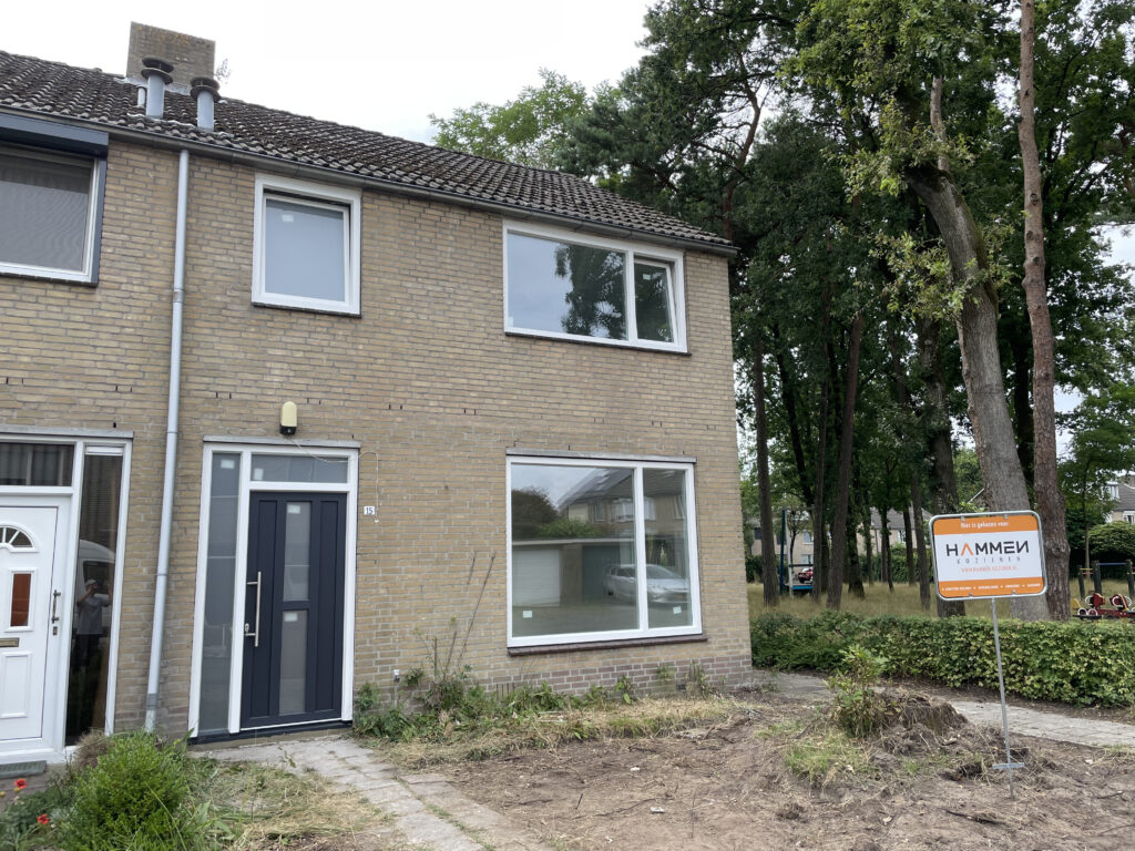 hoekwoning kozijnen renovatie