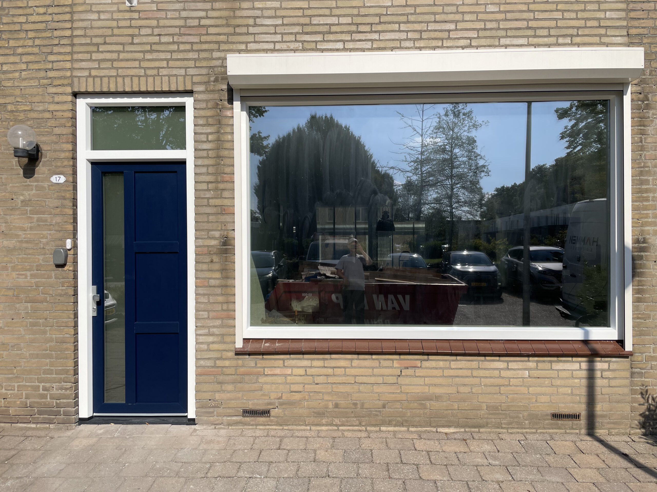 kunststof kozijnen tussenwoning